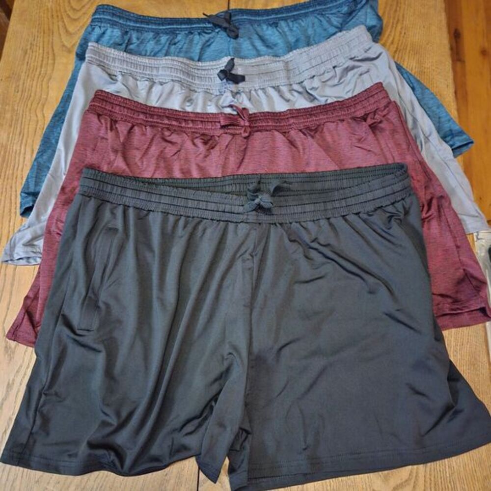 4 Pack Real Essentials Quick Dry Shorts Womens‎ Size 2x New